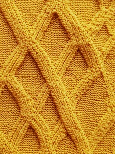 黄色针织纹理精美图案