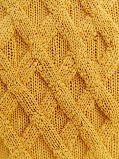 黄色针织纹理精美图案