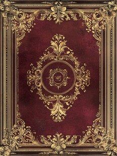 复古奢华金色花纹装饰画