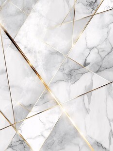 大理石几何金线条纹理背景