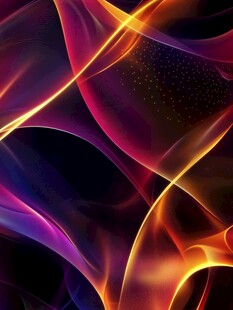 绚丽动感炫彩抽象线条背景