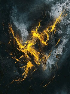 火焰龙形特效艺术画面