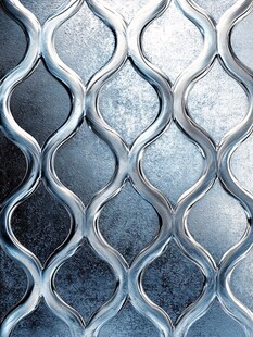 金属波纹纹理背景图案