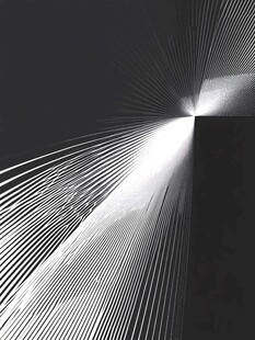 黑白线条光影抽象背景图