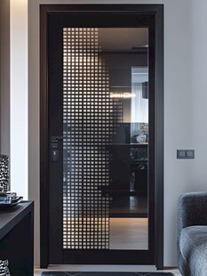 现代简约风玻璃隔断门