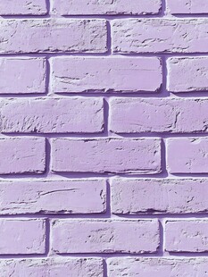 淡紫色砖墙纹理背景图