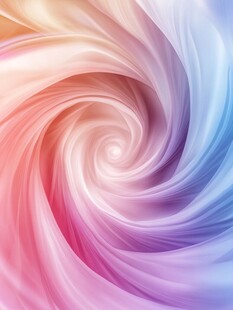 梦幻色彩旋涡抽象背景图