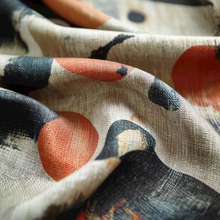 抽象图案棉质布料纹理