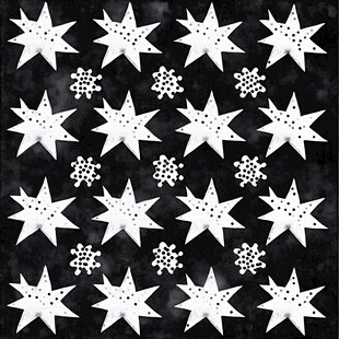 黑白星形图案装饰背景图