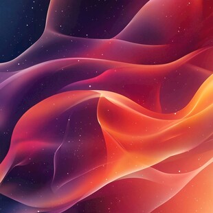 梦幻流动色彩抽象背景图