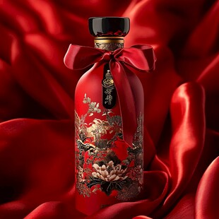 红瓶华纹酒 尽显东方韵味