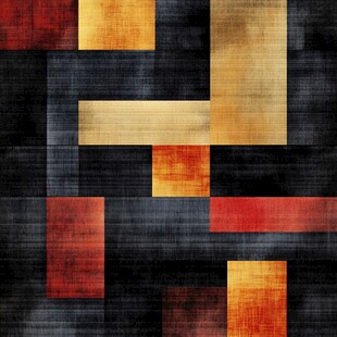 几何色块抽象艺术背景图