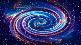 旋涡星空吊顶天花软膜