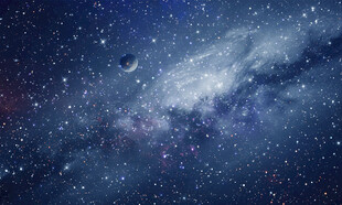 灰色星空背景图