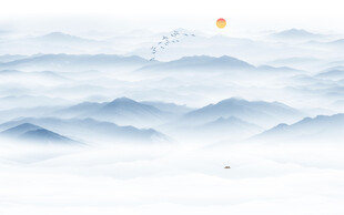 新中式山水画