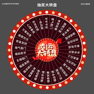 幸运大转盘抽奖活动