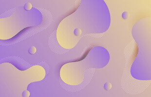 梦幻渐变流体抽象背景图