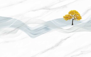 烟雾发财树石纹