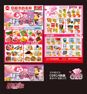 520DM 宣传单图片