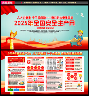 2025年安全生产月板报