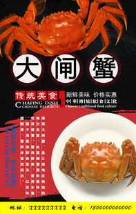 大闸蟹背景墙