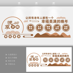 养老文化墙