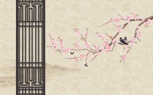 花鸟背景墙