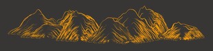金色山峦景观