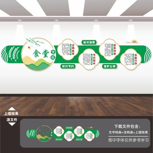 食堂文化墙