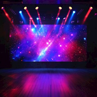 梦幻星空舞台灯光效果