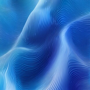 蓝色波纹抽象背景纹理