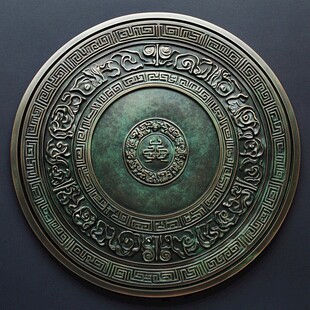 古典纹饰青铜镜
