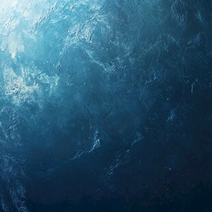 深海蓝色波纹梦幻景象