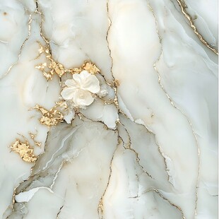 白玉金纹大理石精美纹理