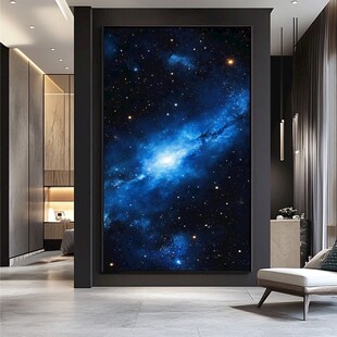 室内璀璨星空壁画装饰