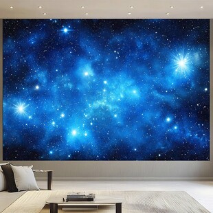 梦幻星空背景墙装饰画