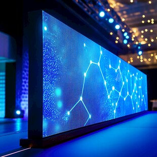 科技感大屏展示未来图景