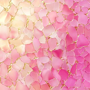 梦幻粉色碎瓷片纹理背景
