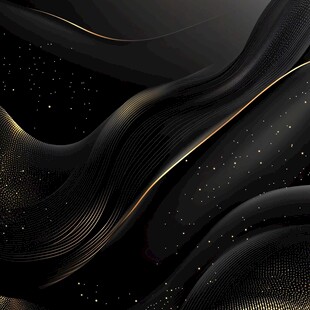 黑金流线动感抽象背景图