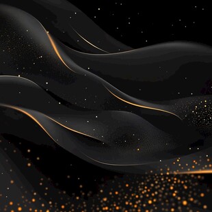 黑色动感流光线条背景图