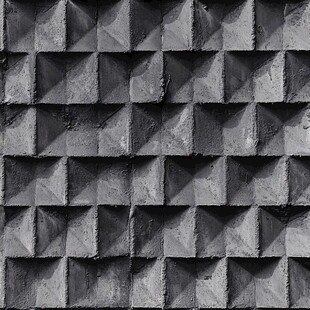 立体方块水泥墙面纹理