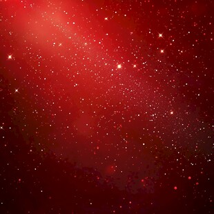 红色星空背景图