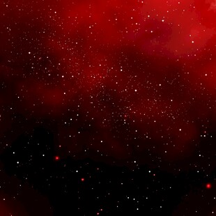 红色星空梦幻背景图
