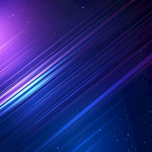 梦幻紫蓝光线星空背景图