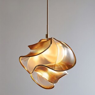 创意玻璃花瓣形吊灯