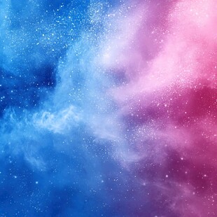 梦幻星空色彩背景图