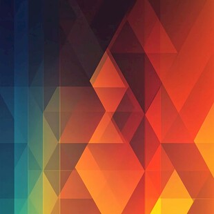多彩几何渐变抽象背景图