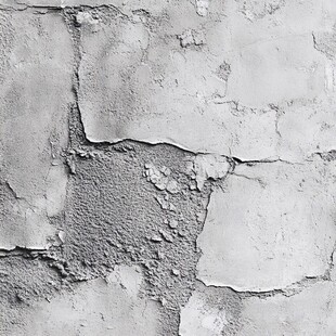 斑驳破旧的灰白色墙面