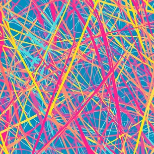 缤纷交错线条抽象背景图
