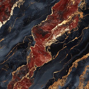 红黑金纹大理石纹理图案